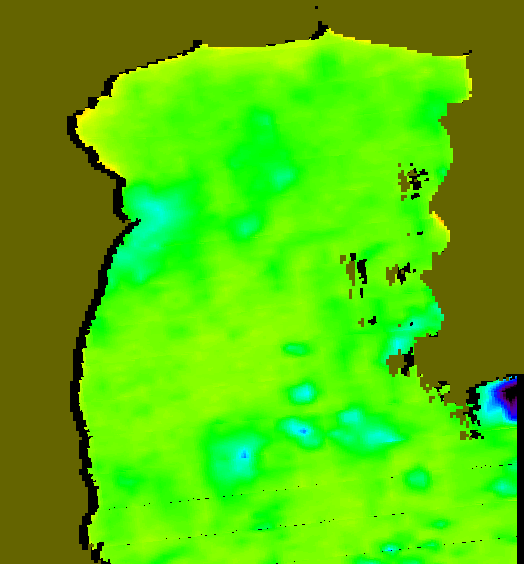 MODIS Aqua 2007/2/12 SST