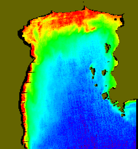 MODIS Aqua 2007/2/16 CHL