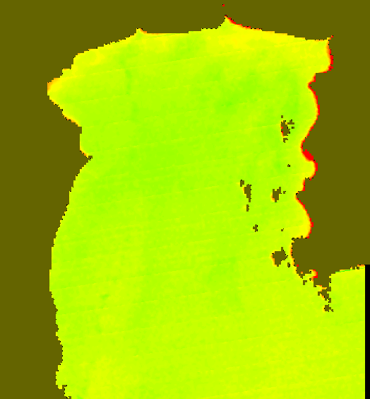 MODIS Aqua 2007/2/18 SST