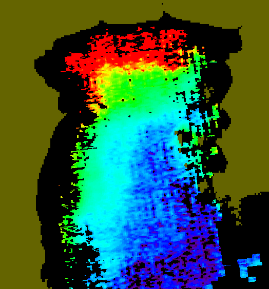 MODIS Aqua 2007/2/19 CHL