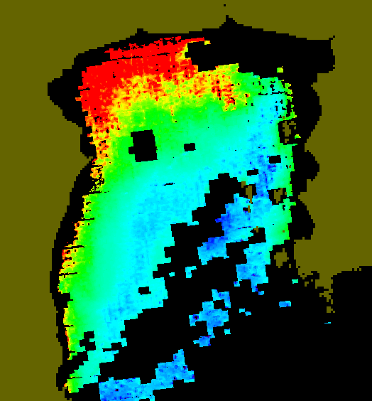 MODIS Aqua 2007/2/21 CHL