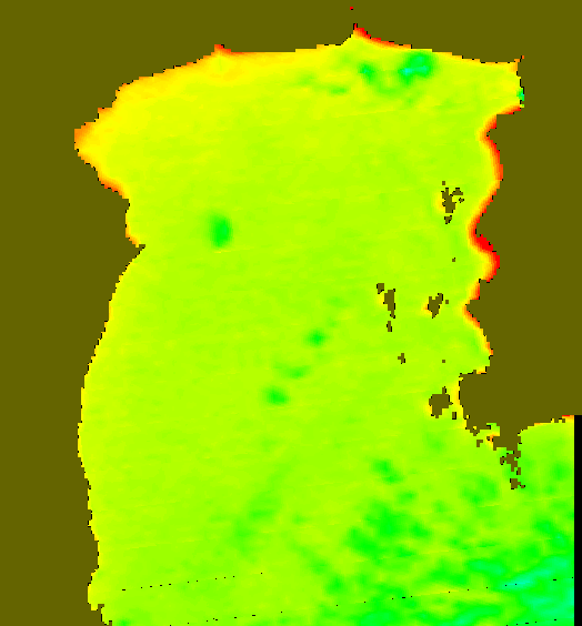 MODIS Aqua 2007/2/21 SST