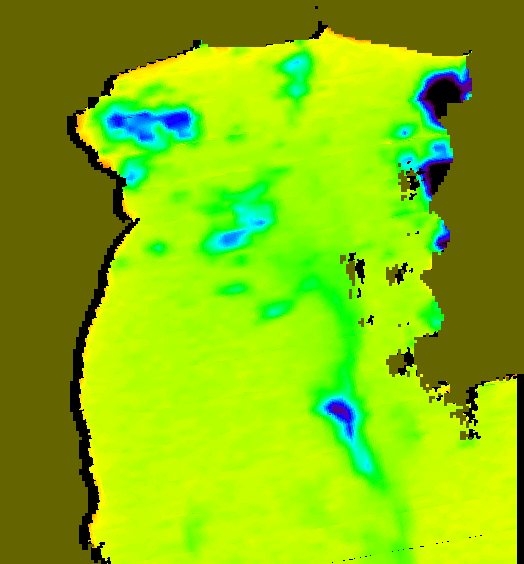 MODIS Aqua 2007/2/22 SST