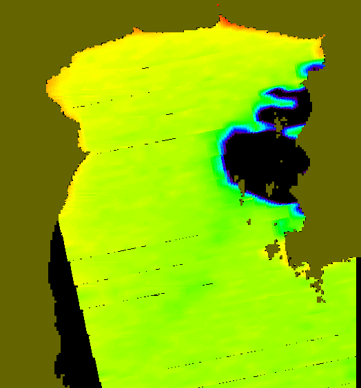 MODIS Aqua 2007/2/24 SST