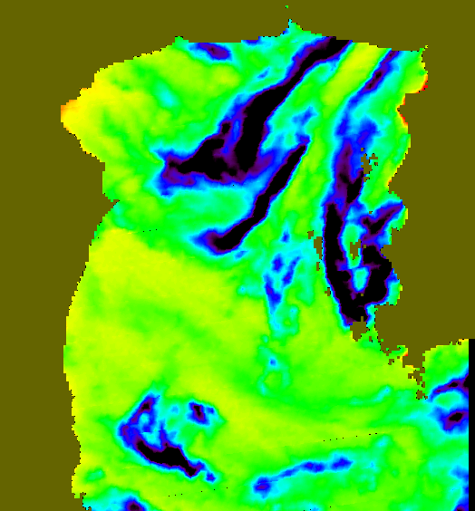 MODIS Aqua 2007/3/4 SST