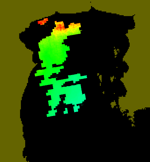 MODIS Aqua 2007/3/17 CHL