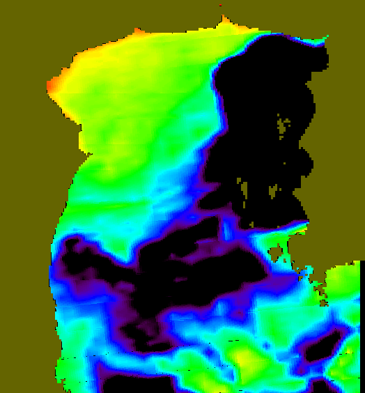 MODIS Aqua 2007/3/23 SST