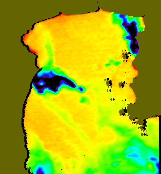 MODIS Aqua 2007/3/25 SST