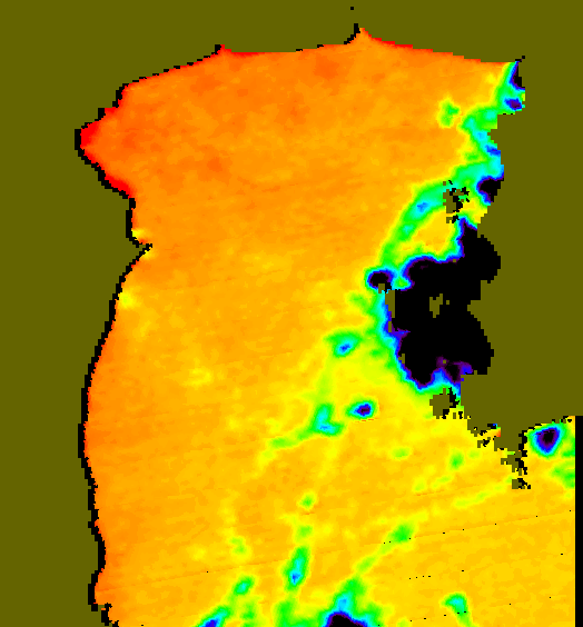 MODIS Aqua 2007/4/9 SST