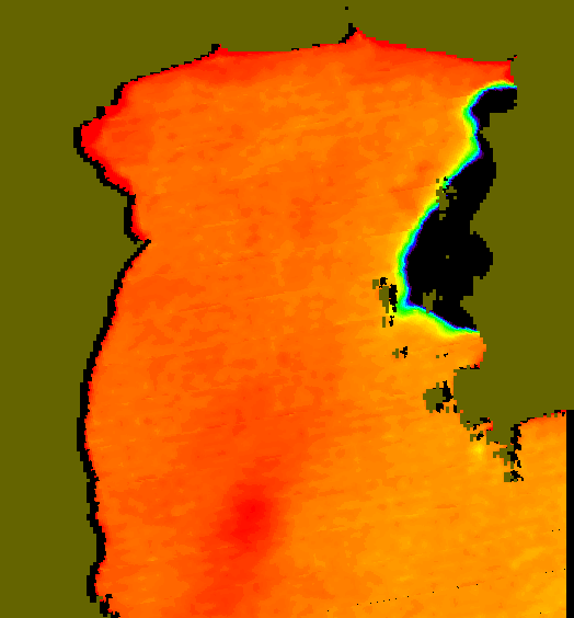 MODIS Aqua 2007/4/18 SST