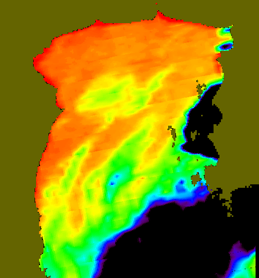 MODIS Aqua 2007/4/20 SST