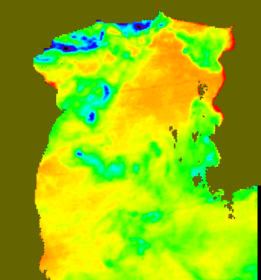 MODIS Aqua 2007/4/23 SST