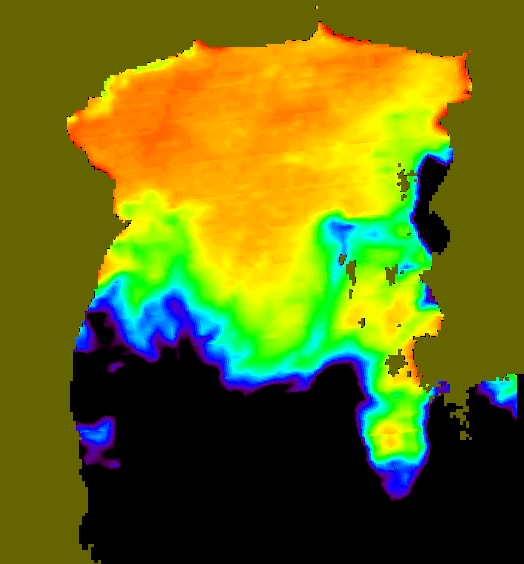 MODIS Aqua 2007/4/26 SST