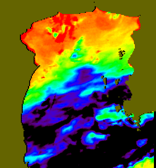 MODIS Aqua 2007/6/1 SST