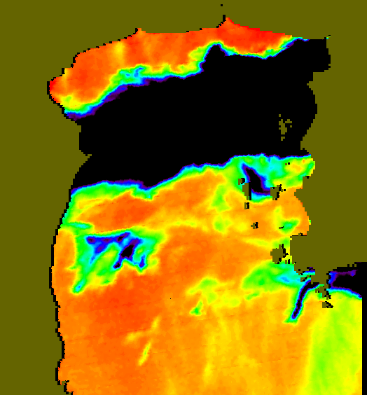 MODIS Aqua 2007/6/10 SST