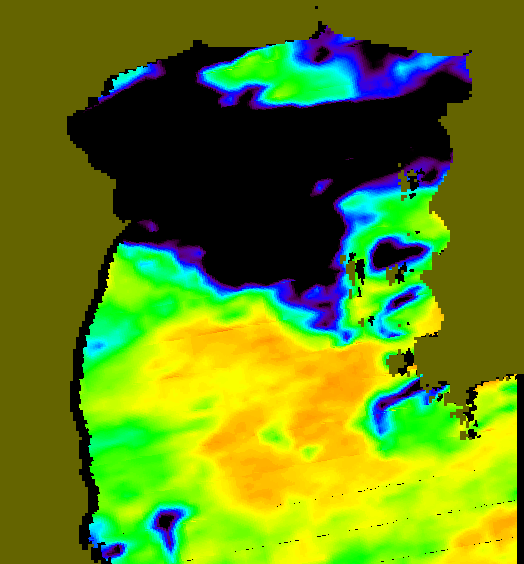 MODIS Aqua 2007/6/14 SST