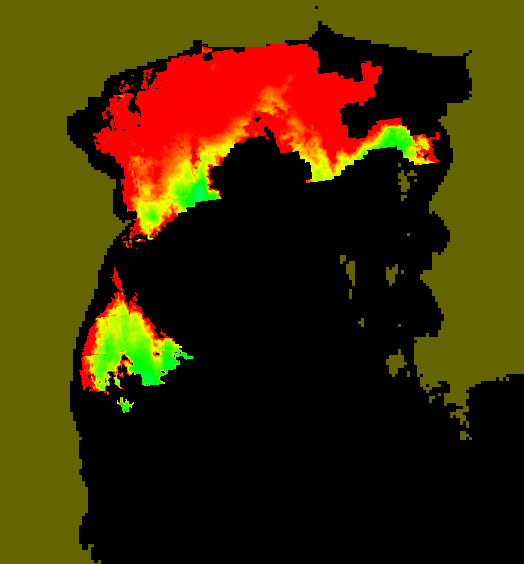 MODIS Aqua 2007/6/15 CHL