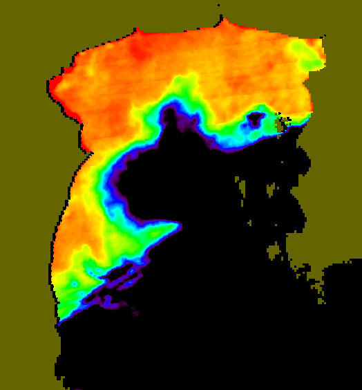 MODIS Aqua 2007/6/15 SST