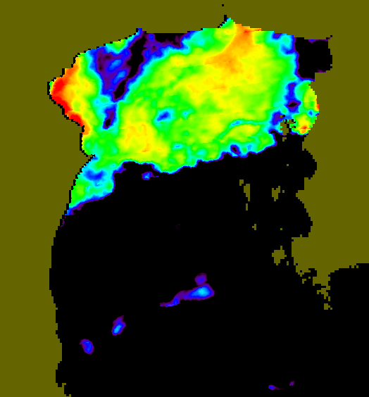 MODIS Aqua 2007/6/17 SST