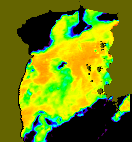 MODIS Aqua 2007/6/19 SST