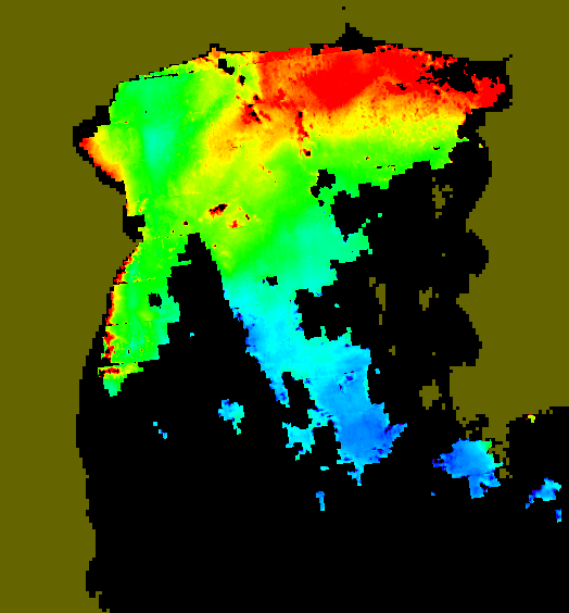 MODIS Aqua 2007/6/24 CHL