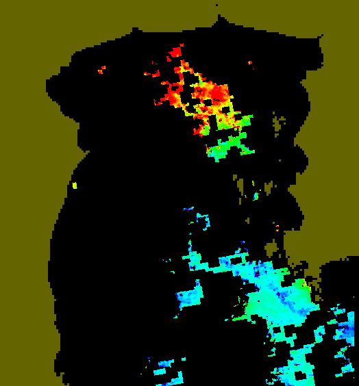 MODIS Aqua 2007/7/14 CHL