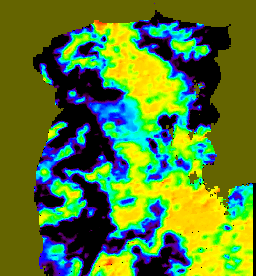 MODIS Aqua 2007/7/14 SST