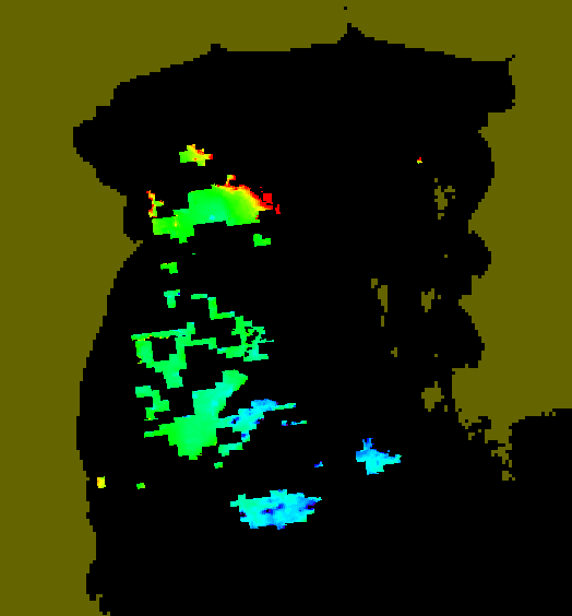 MODIS Aqua 2007/7/15 CHL