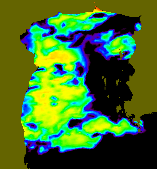 MODIS Aqua 2007/7/15 SST