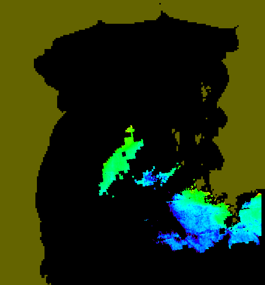 MODIS Aqua 2007/7/19 CHL