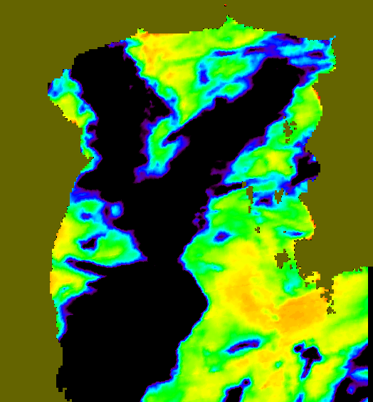 MODIS Aqua 2007/7/21 SST