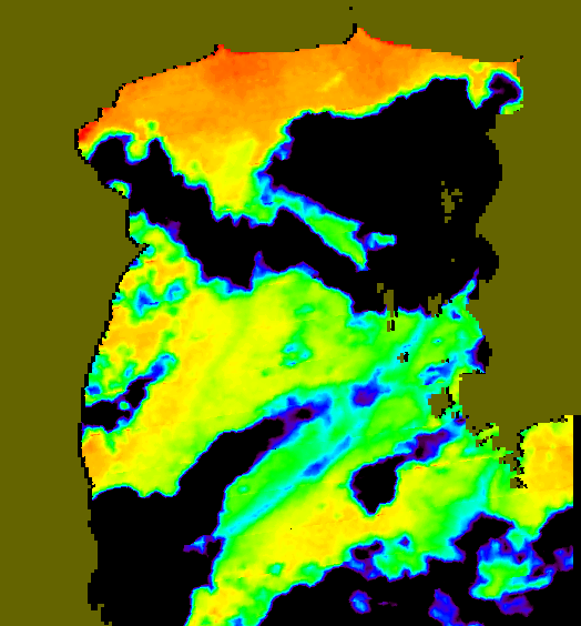 MODIS Aqua 2007/7/28 SST