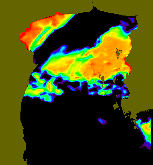 MODIS Aqua 2007/7/30 SST