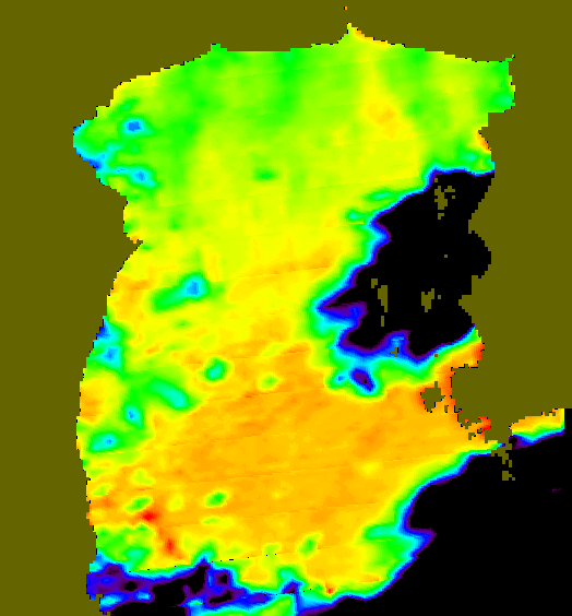 MODIS Aqua 2007/7/31 SST