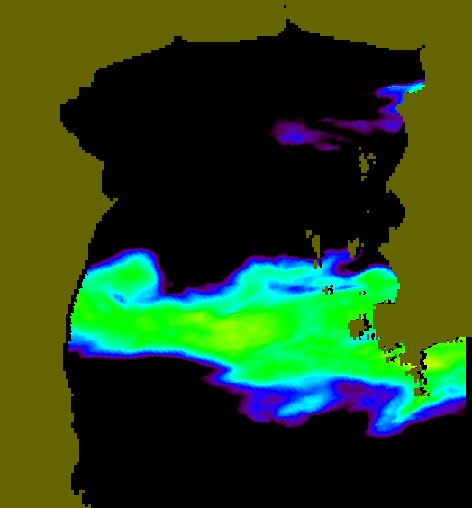 MODIS Aqua 2007/8/15 SST