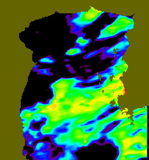 MODIS Aqua 2007/8/17 SST