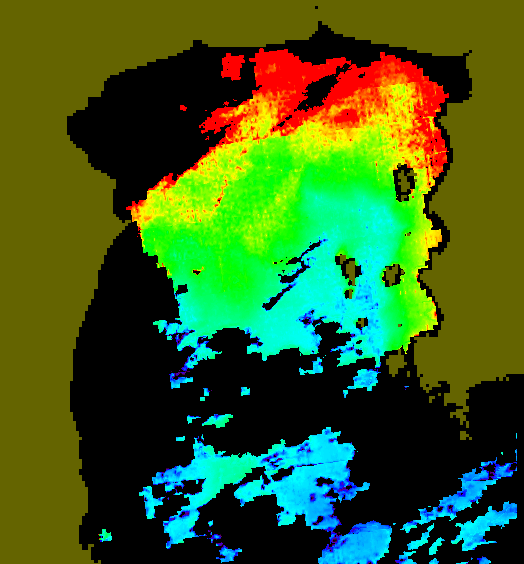 MODIS Aqua 2007/8/18 CHL