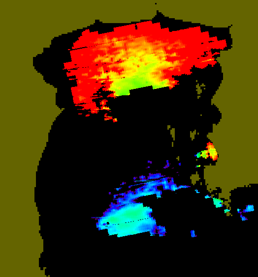 MODIS Aqua 2007/8/19 CHL