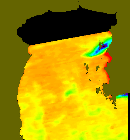 MODIS Aqua 2007/8/26 SST