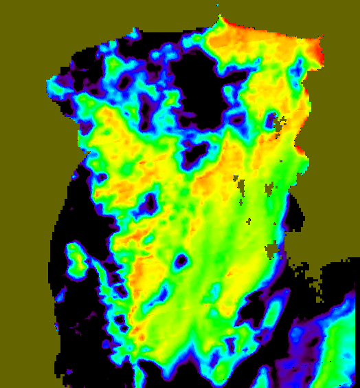 MODIS Aqua 2007/8/31 SST