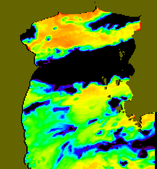 MODIS Aqua 2007/9/12 SST