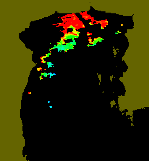 MODIS Aqua 2007/9/18 CHL