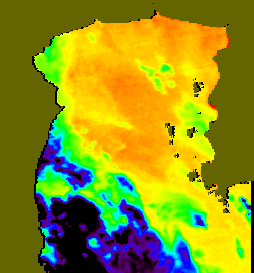 MODIS Aqua 2007/9/23 SST