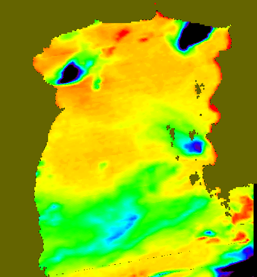 MODIS Aqua 2007/9/25 SST