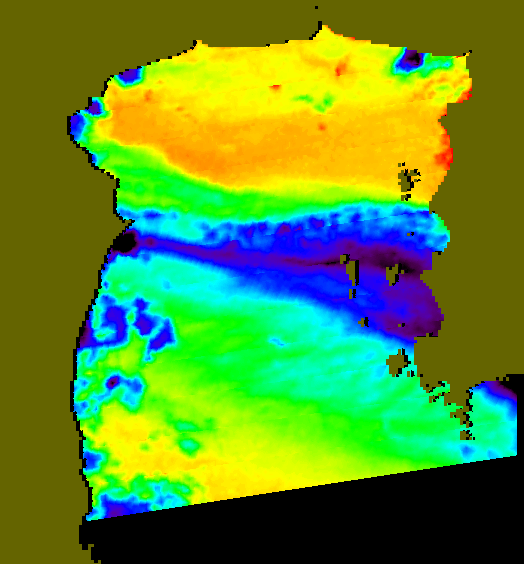 MODIS Aqua 2007/9/30 SST