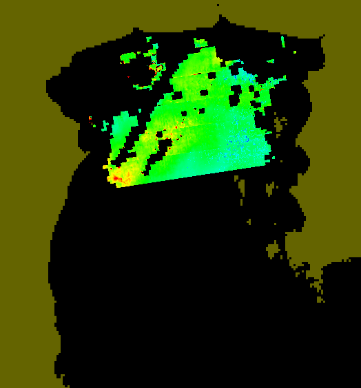 MODIS Aqua 2007/10/16 CHL