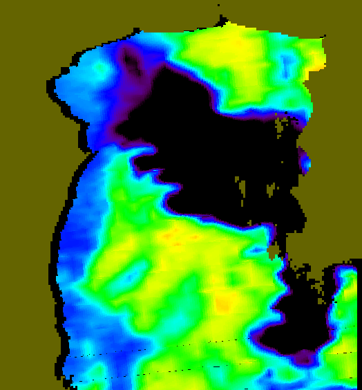 MODIS Aqua 2007/10/17 SST