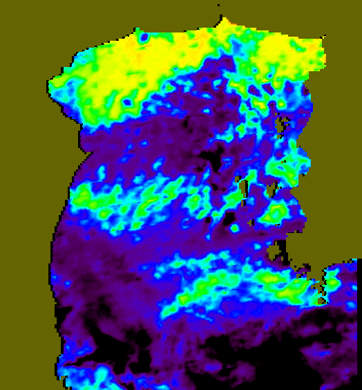 MODIS Aqua 2007/10/23 SST