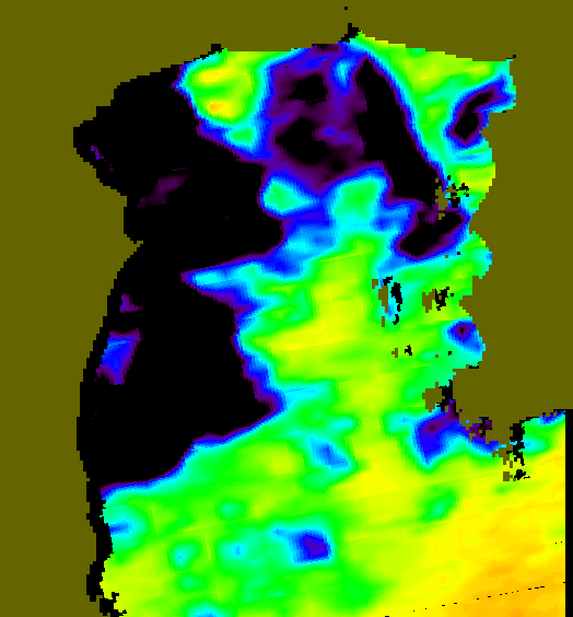 MODIS Aqua 2007/10/29 SST