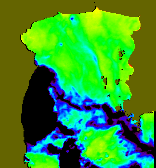 MODIS Aqua 2007/11/8 SST